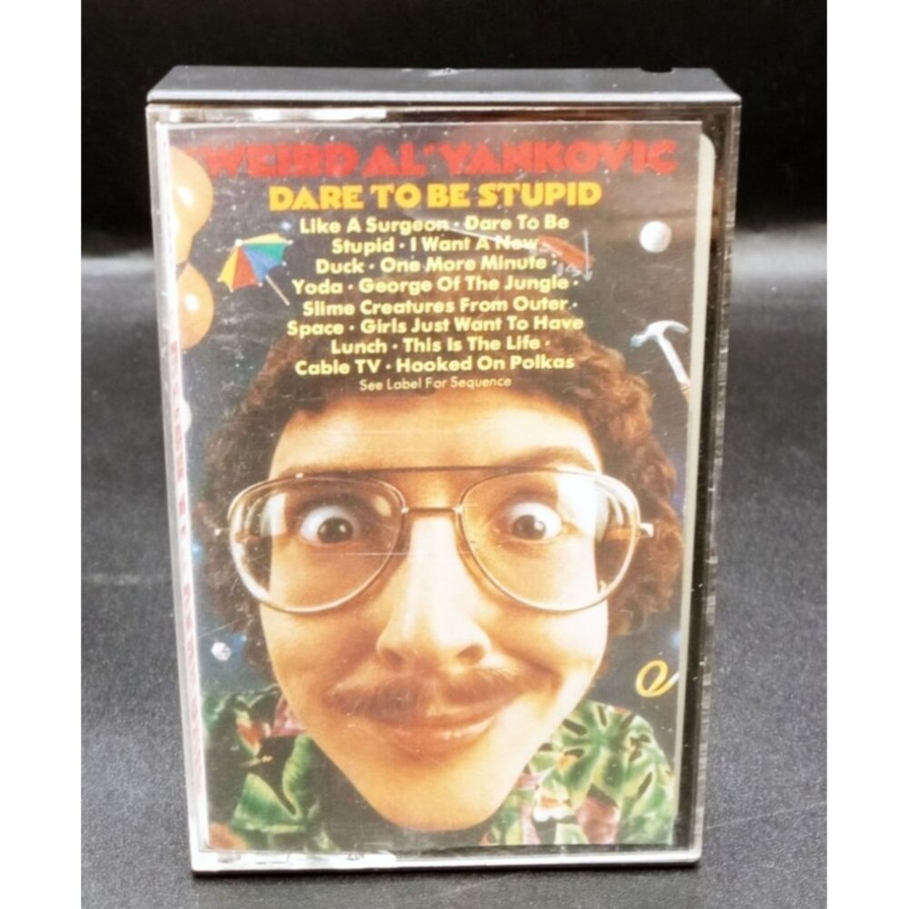 Weird Al Yankovic Dare To Be Stupid Cassette Tape Vintage 1985 CBS Records
